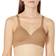 Hanes Perfect Coverage Wireless Seamless Convertible T-shirt Bra - Nude Rib