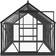 vidaXL 3082336 Aluminium Glas