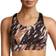 Casall Crossback Sport Bra - Brown Patterned