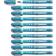 Stabilo Worker + Colorful Rollerball Pen Fine Blue 10-pack