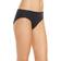 Hanro Cotton Seamless High Cut Full Brief - Black