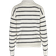 Tommy Hilfiger Stripe Relaxed Fit Polo Jumper - Heathered Oatmilk Desert Sky Stripe