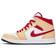 Nike Air Jordan 1 Mid M - White Onyx/White/Cardinal Red/Light Curry