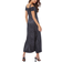 Roman Glitter Velvet Cold Shoulder Maxi Dress - Black