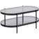 Nordform Li Black Matt Smoke Mesa de Centro 50x95cm