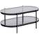 Nordform Li Black Matt Smoke Soffbord 50x95cm