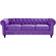 Beliani 3 Seater Velvet Sofa