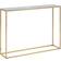 Nordform Kasper White Crystal Transparent Marble Ablagetisch 26x110cm