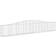 vidaXL Cesti Gabbioni Ad Arco 7 pz 400x30x60/80 cm Ferro Zincato