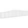 vidaXL Cesti Gabbioni Ad Arco 9 pz 400x30x60/80 cm Ferro Zincato