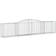 vidaXL Gabionkurver Buede 8 Stk 400 x 50 x 80 cm