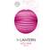 Globos Pink- rund D25cm Lanterne