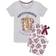 Harry Potter Women's Gryffindor Long Pyjama Set - Pale Grey/White/Maroon