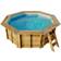 Gartenhaus Pool m. træstige, Lanzarote, Ø376 cm, 12.200 L