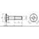 Sonstige 12X50 DIN 603 8.8 FZB bræddebolt