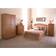GFW Madrid Wooden Ottoman Brown 147x200cm
