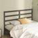vidaXL grey, 146 Solid Pine Bed Headboard