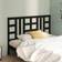 vidaXL black, 166 Solid Pine Bed Bed Headboard