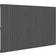 vidaXL grey, 185 Solid Wood Pine Bed Headboard