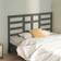 vidaXL grey, 126 Solid Wood Pine Bed Headboard