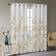 Madison Park Cecily Semi Sheer Window Curtain 50x84 Yellow