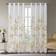 Madison Park Cecily Semi Sheer Window Curtain 50x84 Yellow