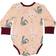 Geggamoja Long Sleeved Bamboo Bodysuits - Rabbit Pink