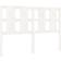 vidaXL Bed White 125.5x4x100 Solid Wood Pine Headboard