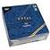 Papstar Serviettes "ROYAL Collection" pliage 1/4 40 cm x 40 cm bleu foncé "Ornaments"