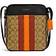 Coach Hudson 21 Signature Varsity Stripe Coated Canvas Crossbody Bag