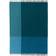 Vitra Colour Block Blankets Black/Blue Filz Blau, Schwarz