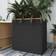 vidaXL Plantekasse Polyrattan Sort 80 x 40 x 80 cm Krukke