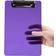 Jam Paper Small Plastic Memo Clipboards 6 x 9 Purple
