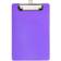 Jam Paper Small Plastic Memo Clipboards 6 x 9 Purple