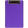 Jam Paper Small Plastic Memo Clipboards 6 x 9 Purple
