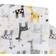 Boppy Original Support Cover Gray Gold Giraffes