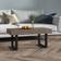 vidaXL Salontafel 90 x 45 x 40 cm MDF en Ijzer Grijs