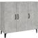 vidaXL Skab 90 x 34 x 80 cm Betongrå Skænk