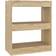 vidaXL sonoma Cabinet/Room Divider Book Shelf