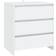 vidaXL White Engineered Wood White Sideboard