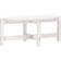 vidaXL 87 x 48 x 35 cm Massivt Fyrretræ Hvid Sofabord