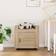 vidaXL Kontorvogn 60 x 45 x 60 cm Konstrueret Træ Sonoma-Eg Skrivebord 60x60cm