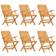 vidaXL Folding Garden Chairs