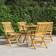 vidaXL Folding Garden Chairs 4