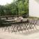 vidaXL Bistrostühle 8 Stk Klappbar Poly Rattan Und Stahl - 8