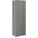 vidaXL Armoire De Rangement Jardin Gris 59x40x180 cm Résine Tressée