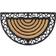 Relaxdays Coir Doormat Brown, Black
