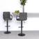 vidaXL Sgabelli 2 Pz Verde Scuro In Velluto Sgabello da bar 2pcs