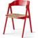 Findahls Mette Beech/Red Køkkenstol 75cm
