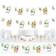 Fa La Llama Christmas and Holiday Party DIY Decorations Clothespin Garland Banner 44 Pieces